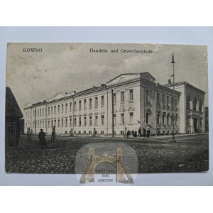 Litwa, Kowno, szkoła handlu i rzemiosła, 1916