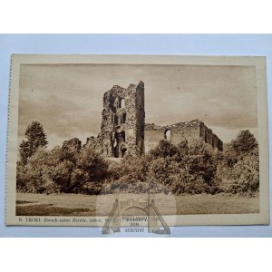 Litva, Trakai, hrad, zřícenina, kolem roku 1935