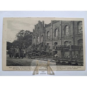 Lithuania, Kaunas, ruins of a needle factory, 1916