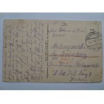 Lithuania, Wierzbołów, Wirballen, Virbalis, street, burned-down houses, 1916