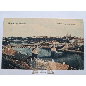 Belarus, Grodno, bridge, 1916
