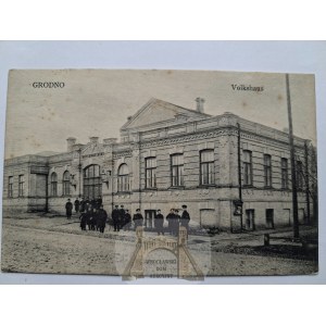 Bělorusko, Grodno, lidový dům, kolem roku 1916