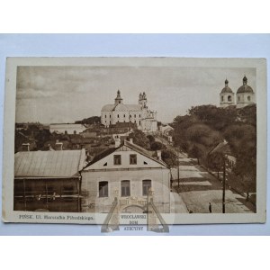 Belarus, Pinsk, Marshal Piłsudski Street, ca. 1935