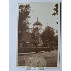 Belarus, Pruzhany, Orthodox church, private postcard, ca. 1916