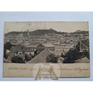 Ukraine, Lviv, panorama, ca. 1902