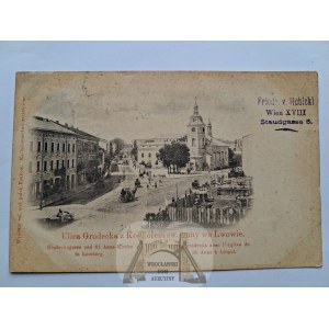 Ukraina, Lwów, ulica Grodecka, 1901