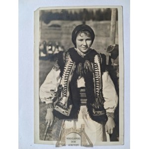 Ukraine, Hutsul, Hutsul woman, photograph, ca. 1930