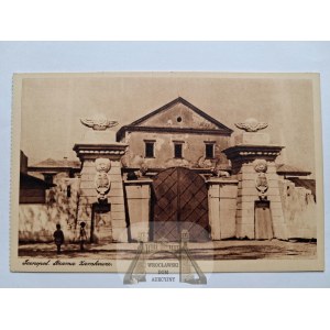 Ukraine, Ternopil, castle gate, ca. 1935