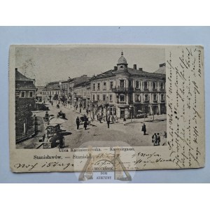 Ukraine, Stanisławów, Kazimierzowska Street, 1902