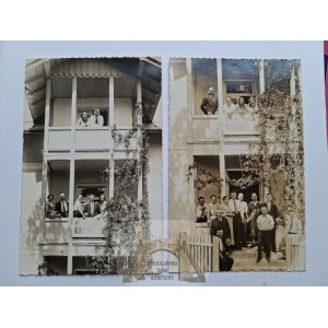 Ukraina, Truskawiec, pensjonat Kornelia - dwa zdjęcia - 1935