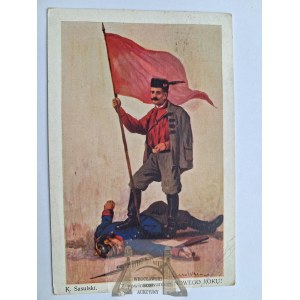 „Patriotická“, „Sokół“, maľba: Sasulski, 1912