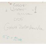 Gossia Zielaskowska (ur. 1983, Poznań), Color water aura, dyptyk, 2025