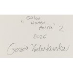 Gossia Zielaskowska (ur. 1983, Poznań), Color water aura, dyptyk, 2025