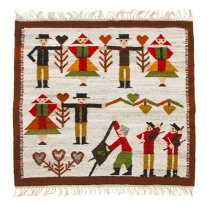 Jolanta Banaszkiewicz (b. 1926), Dance woolen kilim