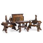 Unknown, Set of furniture made from tree roots, ca. 1960