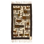 Aleksandra Michalak-Lewińska (b. 1927, Klementynów), Kilim Flock of Birds