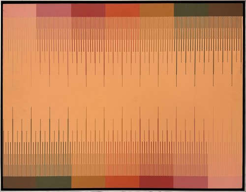 Richard Anuszkiewicz, Soft Light Coral, 1975