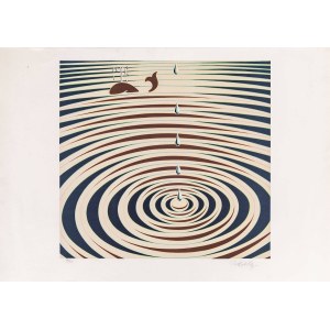 Victor Vasarely, Study of Movement - Rings 181 of 200