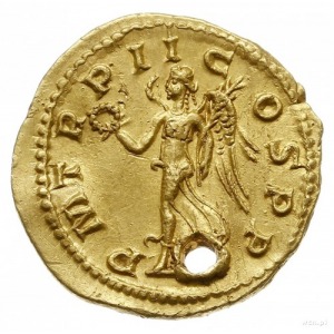 aureus 239, mennica Rzym; Aw: Popiersie Gordiana w wień...