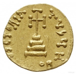 solidus, 654-659, Konstantynopol; Aw: Popiersia Konstan...