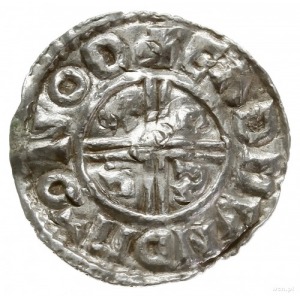 denar typu crux, 991-997, mennica Norwich, mincerz Eadm...