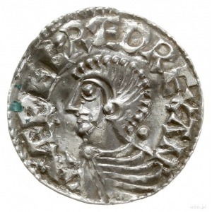 denar typu long cross, 997-1003, mennica Exeter, mincer...