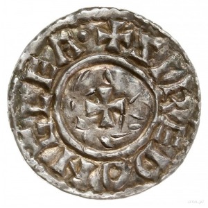 denar typu small cross, 1009-1017, mennica Glouchester,...