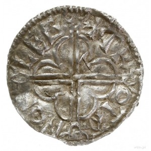 denar typu quatrefoil, 1018-1024, mennica Chester, minc...