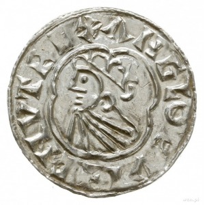 denar typu quatrefoil, 1018-1024, mennica Lincoln, minc...
