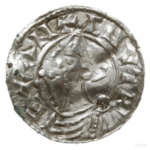 denar typu pointed helmet, 1024-1030, mennica Torksey, ...