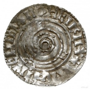 Dania, Knut Wielki; denar 1018-1035; Aw: Spirala zgodna...