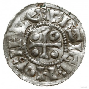 denar 1003-1012, mennica Praga, mincerz Edelred; Aw: Kr...