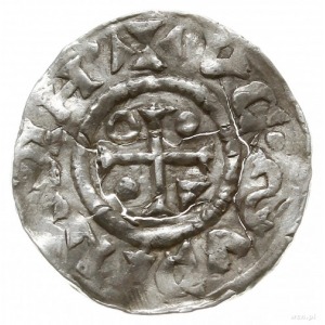 denar 995-1002, Ratyzbona, mincerz Viga; Hahn 25e1.1; s...