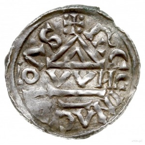 denar 1002-1009, Ratyzbona, mincerz Viga; Hahn 27j1.2; ...