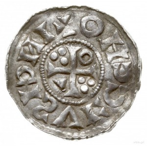 denar 1009-1024, Ratyzbona, mincerz Ag; Hahn 29b3.1; sr...