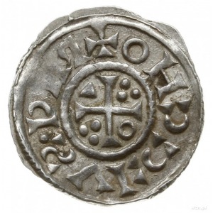 denar 1009-1024, Ratyzbona, mincerz Ag; Hahn 29b3.6; sr...