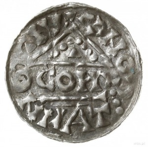 denar 1018-1026, Ratyzbona, mincerz Conja; Hahn 31c2; s...