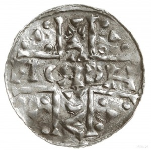denar 1018-1026, Ratyzbona, mincerz Conja; Hahn 31c2; s...