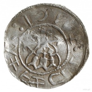 denar nawiązujący stylistycznie do monet bawarskich lub...
