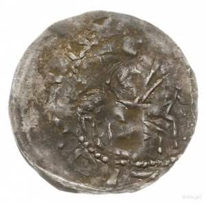 denar z lat ok. 1178-1190, Racibórz, Aw: Rycerz na koni...