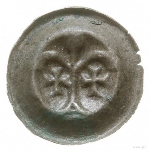 brakteat ok. 1267-1278; Arkady z dwoma krzyżykami pod n...