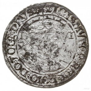 szóstak 1535, Gdańsk; Aw: Głowa króla w prawo, w koroni...