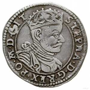 szóstak, 1581, Wilno; Aw: Popiersie króla w prawo i nap...
