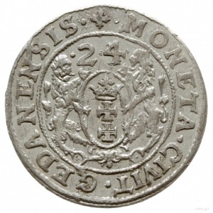 ort 1624, Gdańsk; data przebita z roku 1623; na awersie...