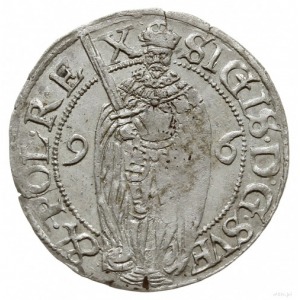 1 öre 1596, Sztokholm; na rewersie 1-Ö; AAH 16a, Kop. 1...