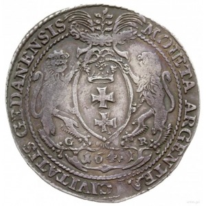 talar 1641, Gdańsk; Aw: Popiersie króla w prawo, wokoło...
