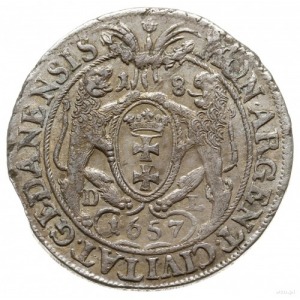 ort 1657 DL, Gdańsk; większa głowa króla; Kop. 7622 (R1...