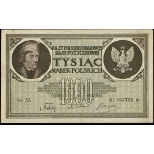 1.000 marek polskich 17.05.1919; seria ZA, numeracja 48...