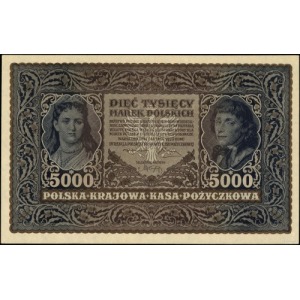 5.000 marek polskich 7.02.1920; seria III-I, numeracja ...