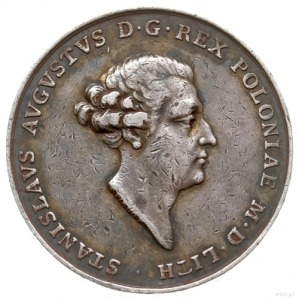 medal koronacyjny z 1764 roku autorstwa Tomasza Pingo; ...